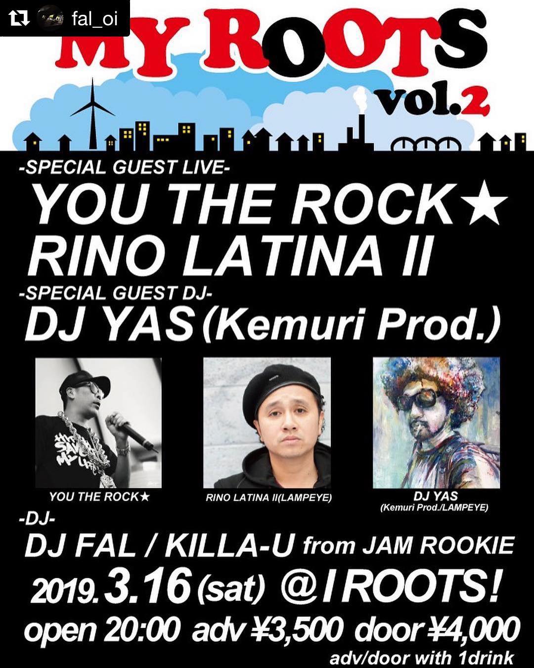 2019.03.16MY ROOTS Vol.2 @IROOTS!